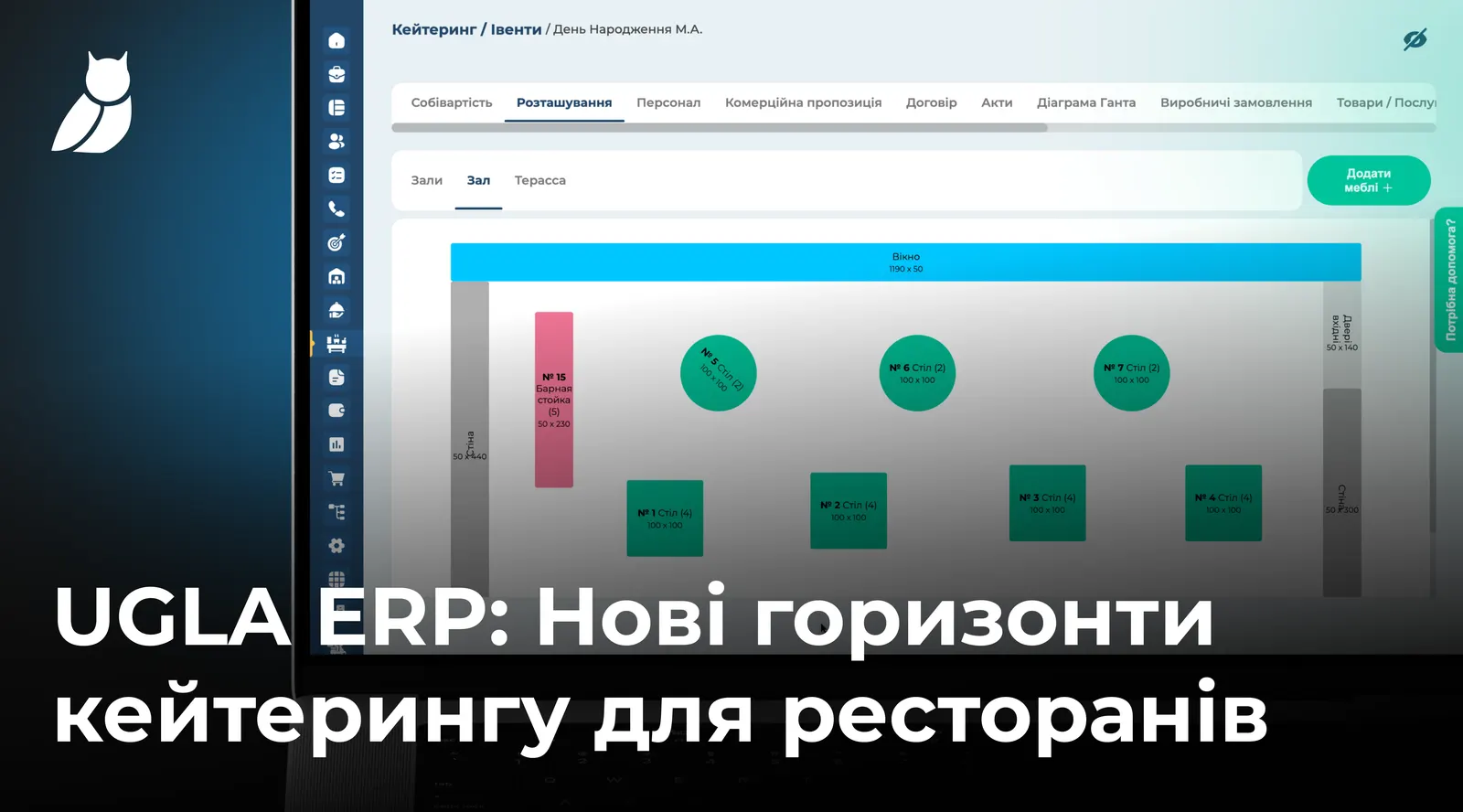 UGLA ERP: Нові горизонти кейтерингу для ресторанів