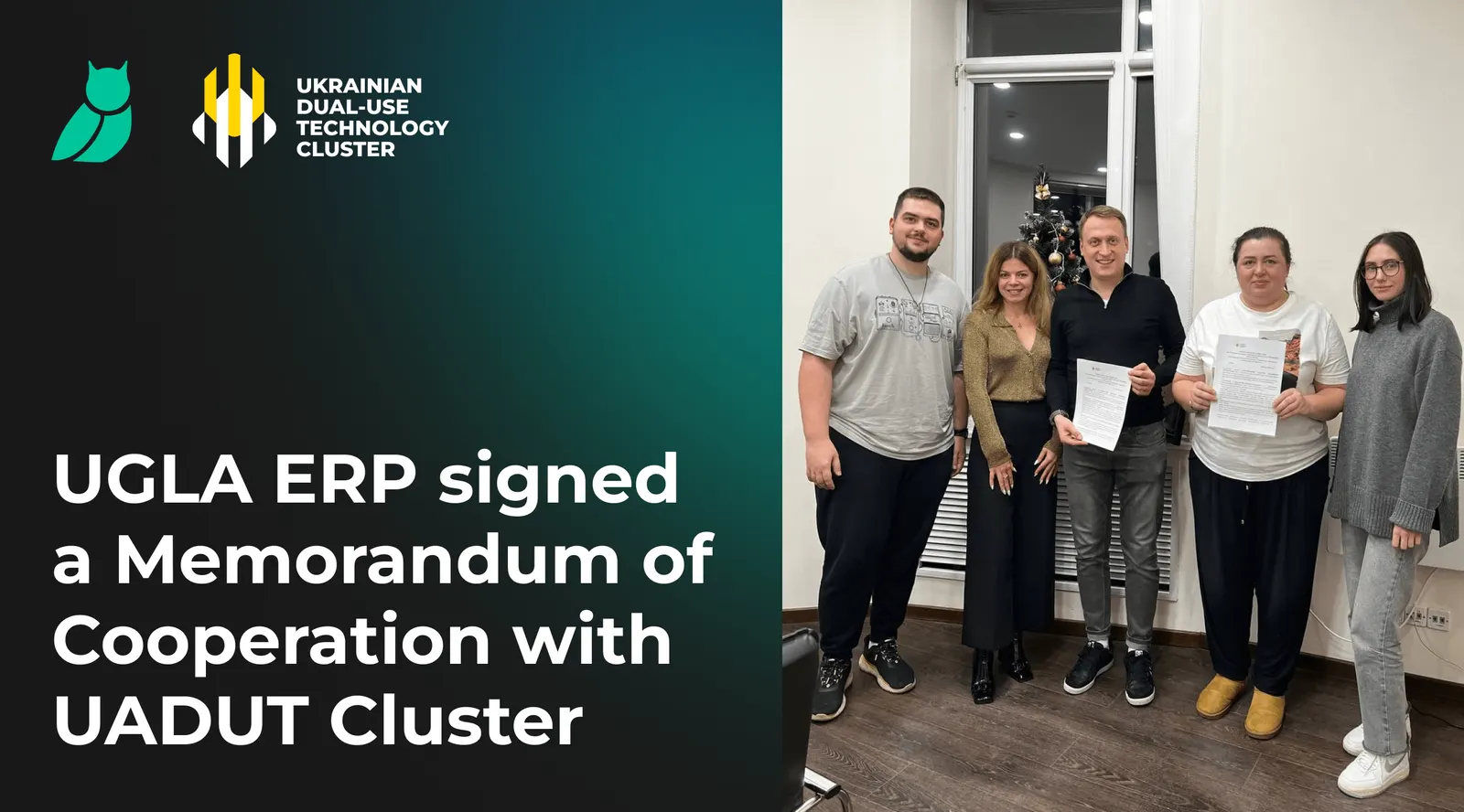 UGLA ERP signs a memorandum with UADUT Cluster